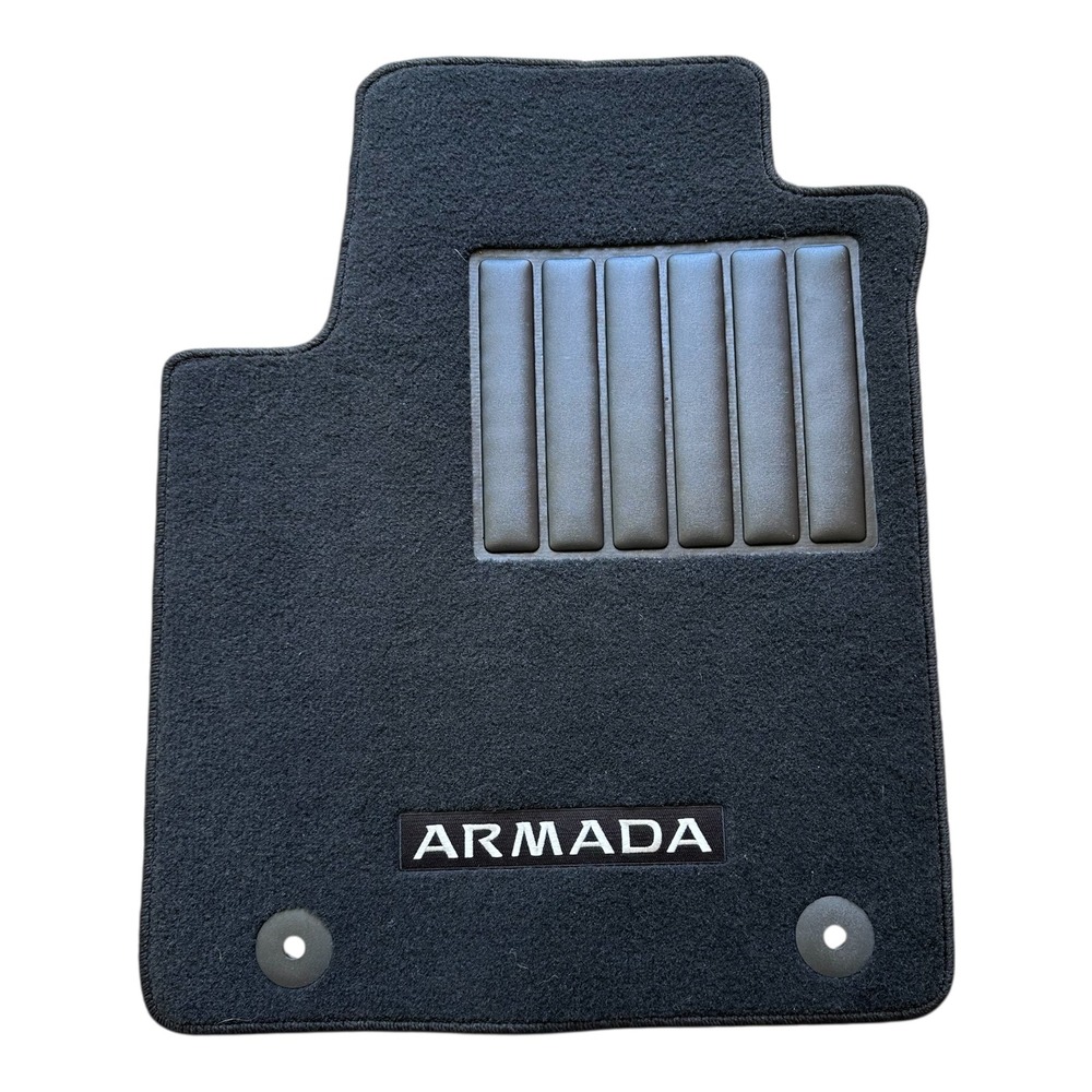 Nissan Armada 2021 Carpet Floor Mats Black 3 Piece Set T99E2 5ZW Front & Rear - Picture 2 of 6